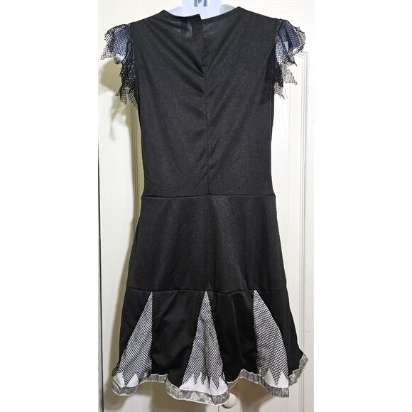 Girls Cheerleader Costume Punk Zombie Killer Goth Bad Dead Fear Rebel Halloween - Picture 5 of 6
